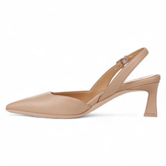 Naturalizer Dalary Size 8 W Creme Brulee Slingback Comfortable Low Heel Pump - Picture 10 of 16